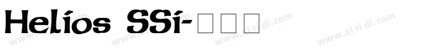 Helios SSi字体转换